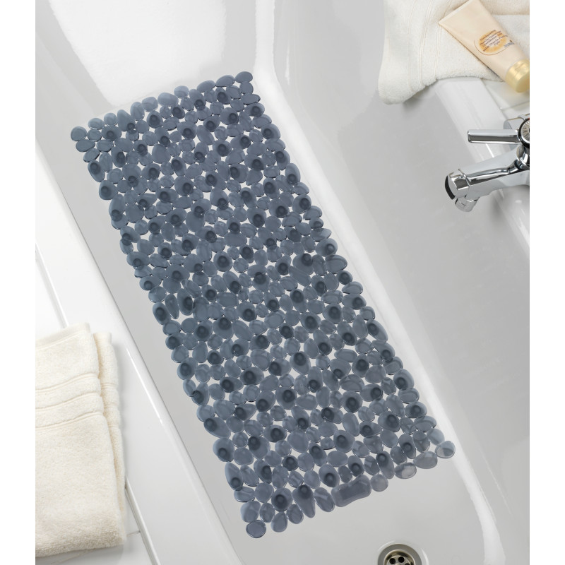 Tapis de bain Paradise anthracite 71 x 36 cm WENKO
