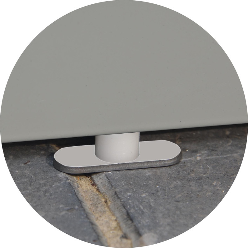 Porte Moustiquaire Véranda Grise 150x220 | CONFORTEX