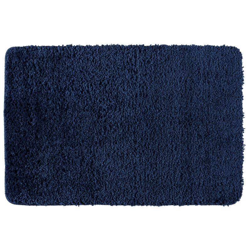 Tapis de salle de bain Belize bleu marine 90 x 60 cm WENKO