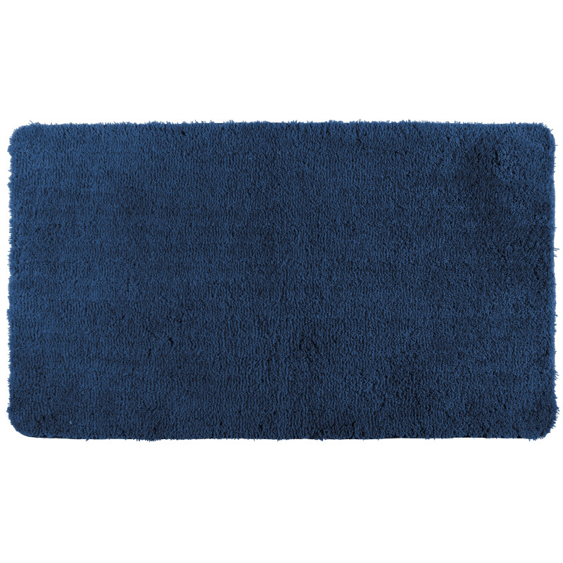 Tapis de salle de bain Belize bleu marine 65 x 55 cm WENKO