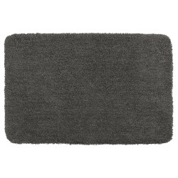 Tapis de salle de bain Belize gris souris 65 x 55 cm WENKO