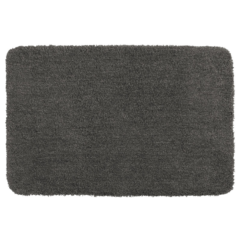 Tapis de salle de bain Belize gris souris 65 x 55 cm WENKO