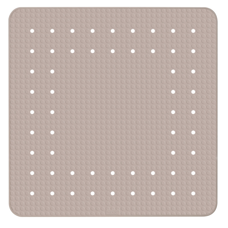 Tapis de douche Mirasol taupe 54 x 54 cm WENKO