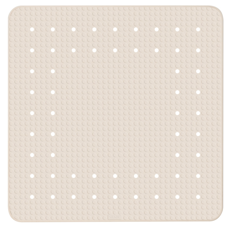 Tapis de douche Mirasol beige 54 x 54 cm WENKO