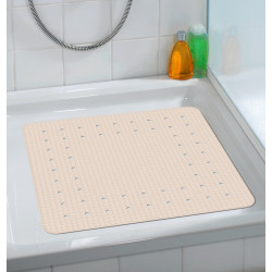 Tapis de douche Mirasol beige 54 x 54 cm WENKO