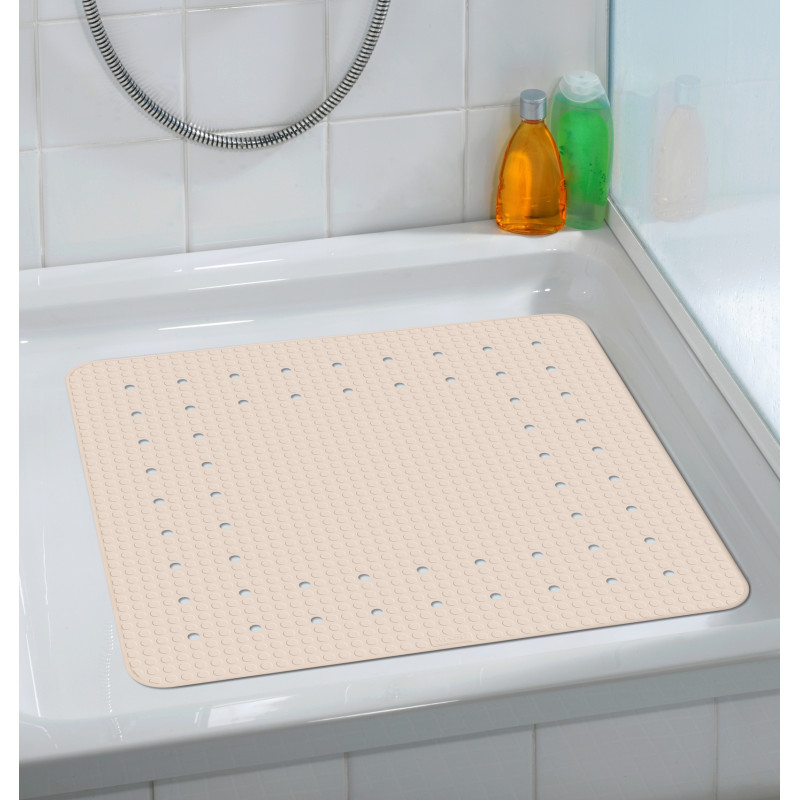 Tapis de douche Mirasol beige 54 x 54 cm WENKO