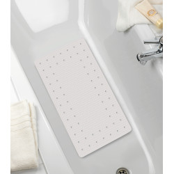 Tapis de bain Mirasol blanc 69 x 39 cm WENKO Tapis de bain Mirasol blanc 69 x 39 cm WENKO