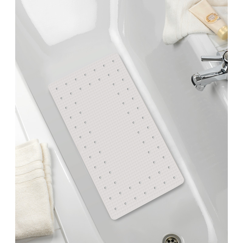 Tapis de bain Mirasol blanc 69 x 39 cm WENKO Tapis de bain Mirasol blanc 69 x 39 cm WENKO