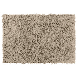Tapis de salle de bain Chenille sable 80 x 50 cm WENKO