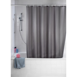 Rideau de douche anti-moisissure gris 180 x 200 cm WENKO