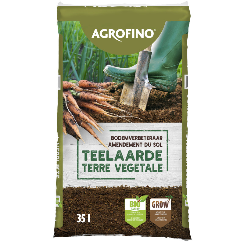 Palette 45 sacs Terre végétale enrichie 35 L AGROFINO (livraison à domicile)
