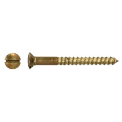 Vis à bois laiton 3x20mm – Lot de 19 pièces | PFS+