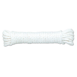 Corde câblé en polypropylène blanc 6 mm 7,5 m CHAPUIS