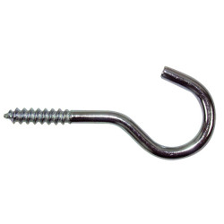 Crochet à visser 4,5x50mm – Lot de 2 pièces robustes | PGB-FASTENERS