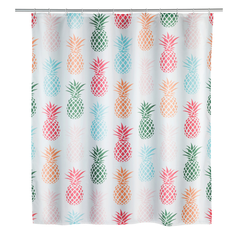 Rideau de douche Ananas 180 x 200 cm WENKO