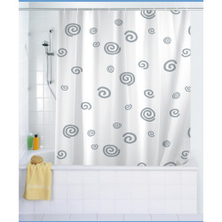Rideau de douche Escargots 180 x 200 cm WENKO