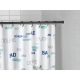 Barre de rideau de douche télescopique noire 70-115 cm WENKO