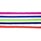 Corde tressée coloris assortis Néon CHAPUIS