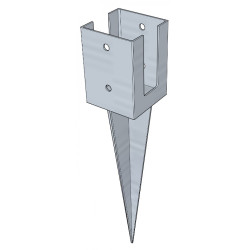 Ancre rainurée à enfoncer 70 x 70 mm SOLID Ancre rainurée à enfoncer 70 x 70 mm SOLID