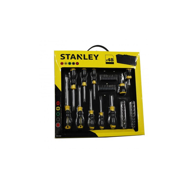 Set de tournevis avec sac de transport 48 pièces STANLEY