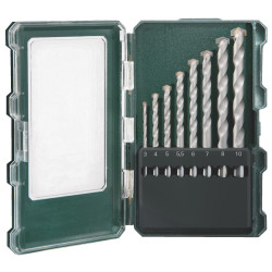 Coffret de forets pour pierre 8 pièces METABO – Perçage facile | METABO