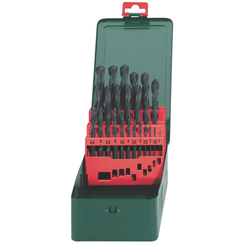 Coffret de forets pour métal HSS-R 25 pièces METABO