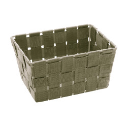 Panier de rangement Adria taupe 19 x 14 x 9 cm WENKO