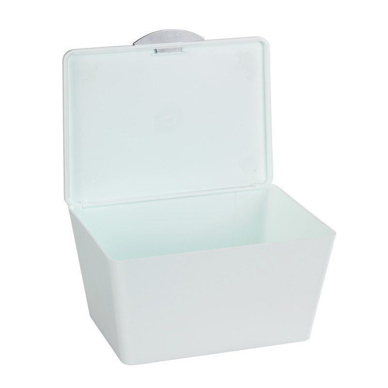 Boîte de rangement avec couvercle Brasil blanche WENKO Boîte de rangement avec couvercle Brasil blanche WENKO
