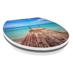 Abattant pour WC Noumea Decor ALLIBERT Abattant pour WC Noumea Decor ALLIBERT