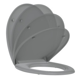 Abattant pour WC Boreo gris ALLIBERT Abattant pour WC Boreo gris ALLIBERT