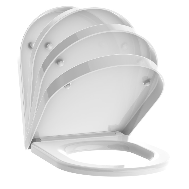 Abattant pour WC Boreo Kobalt blanc ALLIBERT Abattant pour WC Boreo Kobalt blanc ALLIBERT