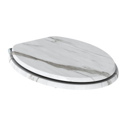 Abattant pour WC Naturo Marble Blanc ALLIBERT Abattant pour WC Naturo Marble Blanc ALLIBERT