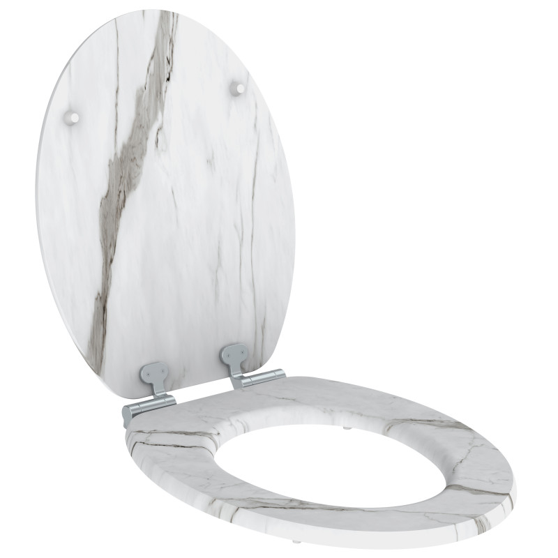 Abattant pour WC Naturo Marble Blanc ALLIBERT Abattant pour WC Naturo Marble Blanc ALLIBERT