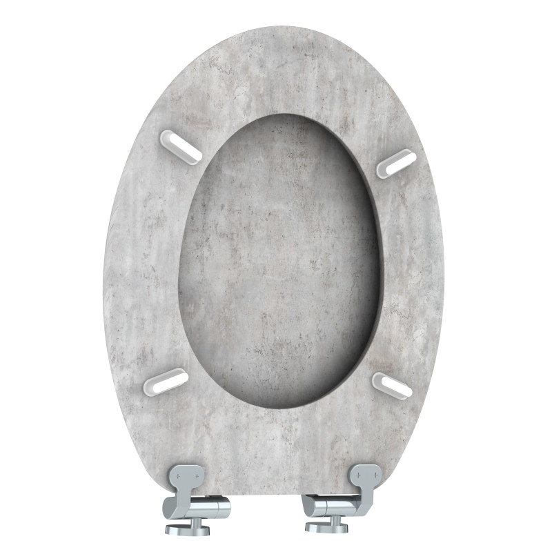 Abattant pour WC Naturo Beton Clair ALLIBERT