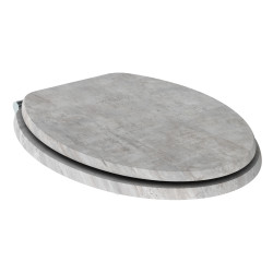 Abattant pour WC Naturo Beton Clair ALLIBERT