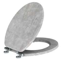 Abattant pour WC Naturo Beton Clair ALLIBERT