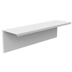 Tablette Loft Game blanc mat 40 cm – Élégance et Fonctionnalité
