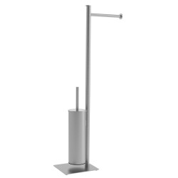Valet de toilette Coperblink gris brossé ALLIBERT – Élégance et Praticité