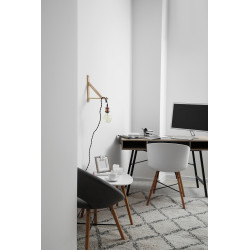 Kit de fixation pour applique murale en bois CHACON