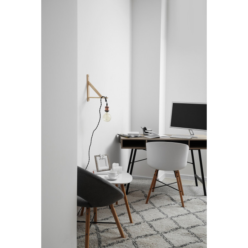 Kit de fixation pour applique murale en bois CHACON