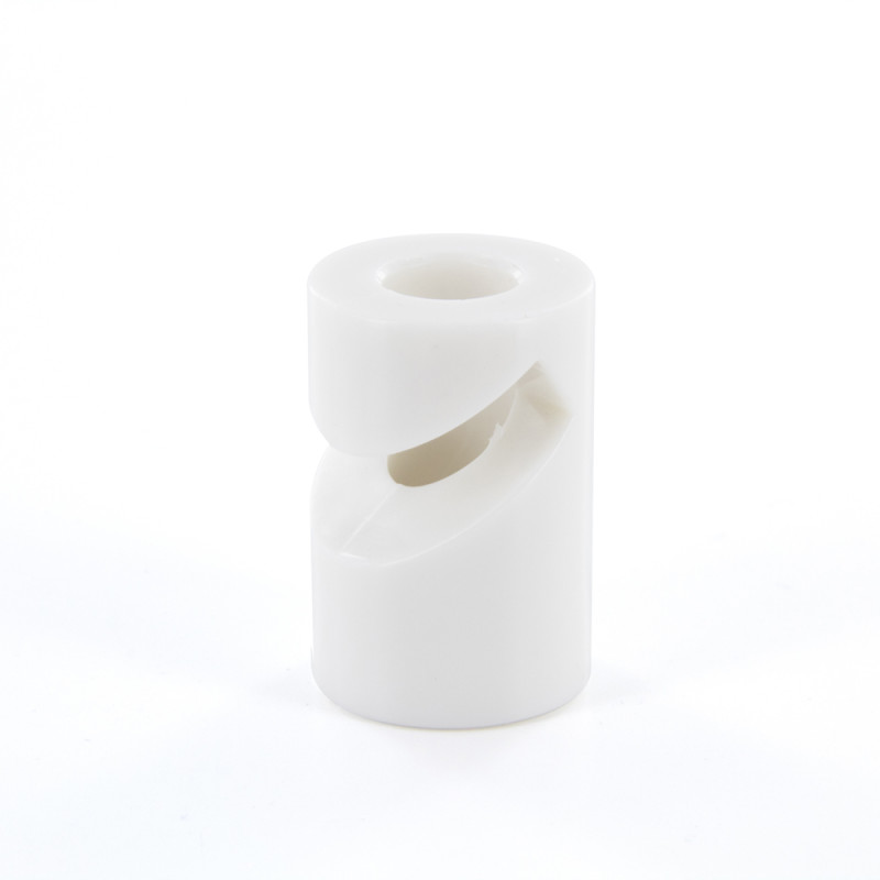 Crochet de fixation en V pour câble blanc 2 pièces CHACON