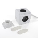 Powercube 3 prises 16 A et 2 USB 2 A CHACON