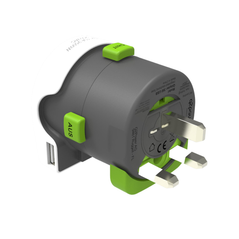 Adapateur de voyage Monde avec USB Adapateur de voyage Monde avec USB