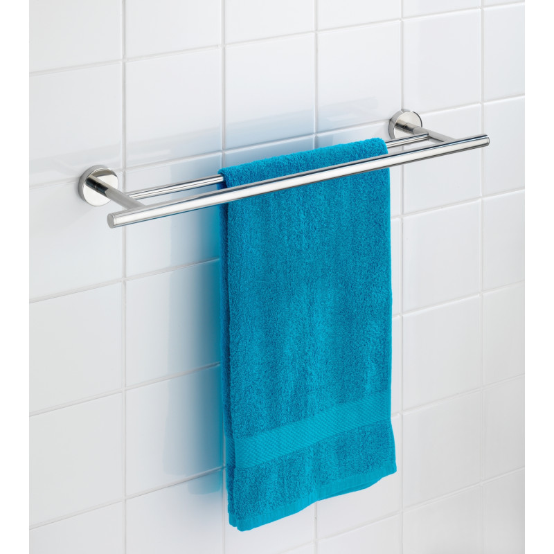 Porte-serviette Duo Bosio inox brillant WENKO Porte-serviette Duo Bosio inox brillant WENKO