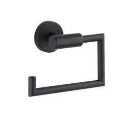 Porte-rouleau papier toilette Bosio noir mat WENKO