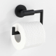 Porte-rouleau papier toilette Bosio noir mat WENKO