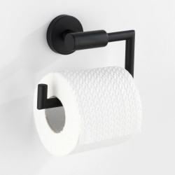 Porte-rouleau papier toilette Bosio noir mat WENKO Porte-rouleau papier toilette Bosio noir mat WENKO