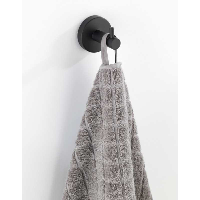 Crochet Uno Bosio noir mat WENKO Crochet Uno Bosio noir mat WENKO