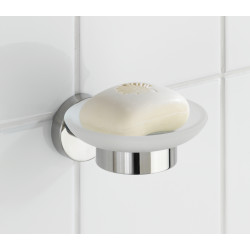 Porte-savon Bosio inox brillant WENKO Porte-savon Bosio inox brillant WENKO