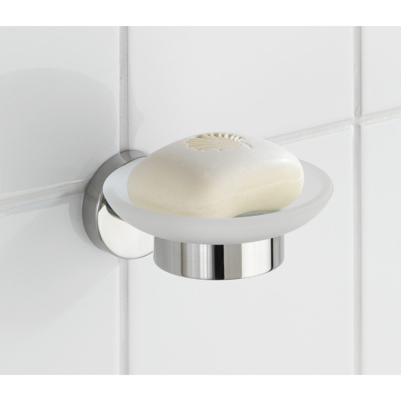 Porte-savon Bosio inox brillant WENKO Porte-savon Bosio inox brillant WENKO